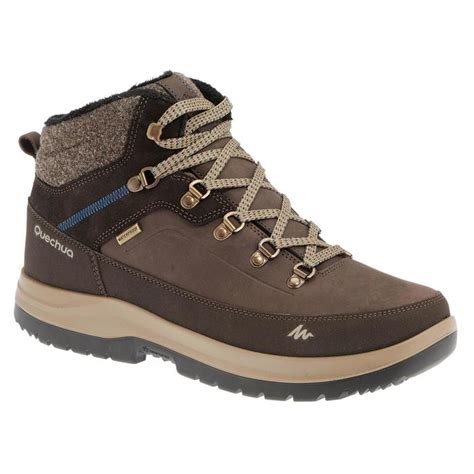 Botas De Senderismo Nieve Hombre Sh500 X Warm Mid Azul Quechua Decathlon