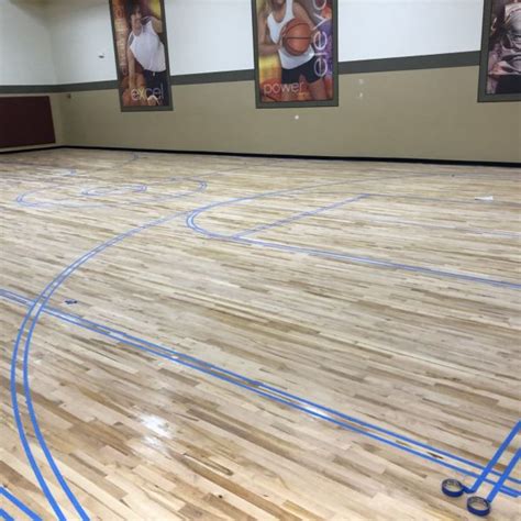 La Fitness basketball court - Chicago, FLOORecki LLC, Flooring ...