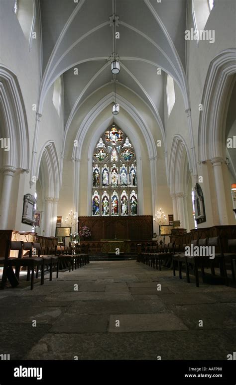 Inside Down Cathedral downpatrick county down northern ireland Stock ...