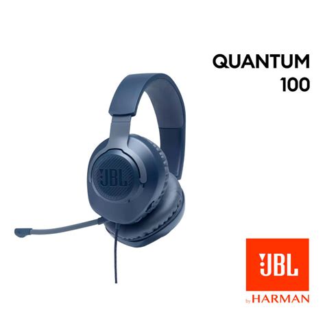 Jbl Quantum 100 Wired Gaming Headset With A Detachable Mic Over The Ear