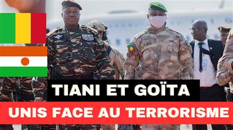 Visite du Général Abdourahamane Tiani au Mali Tiani et Assimi Goïta