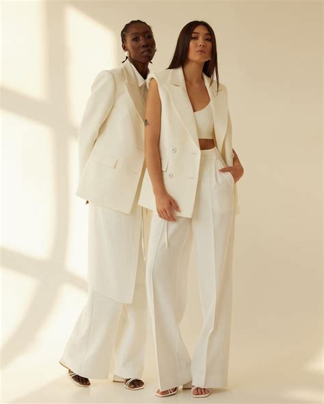 Tailleur Bianco Con Gilet Sboof