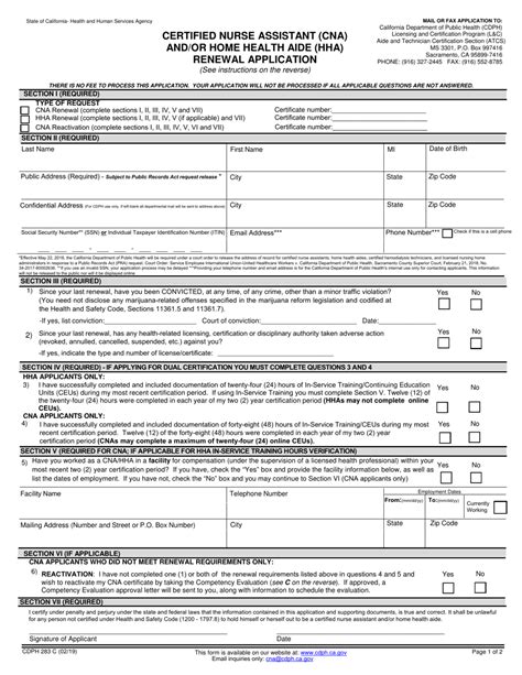 Form Cdph283c Fill Out Sign Online And Download Fillable Pdf California Templateroller