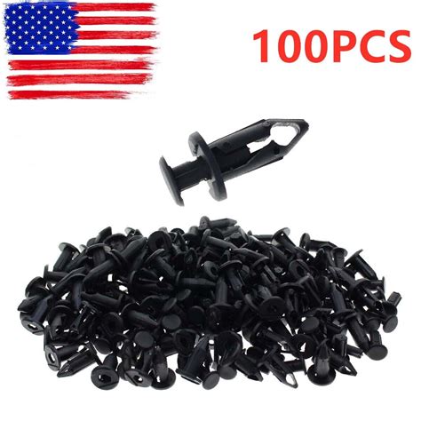 100pcs ATV Retainer Panel Clip Push Pin Splash For Polaris Honda Suzuki