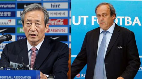 Fifa 정몽준 자격정지 6년플라티니는