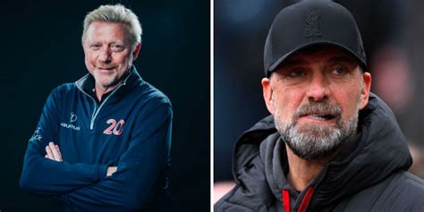 Just Love The Guy Boris Becker Reacts As Liverpool Manager Jurgen