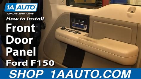 How To Replace Front Door Panel Ford F Youtube