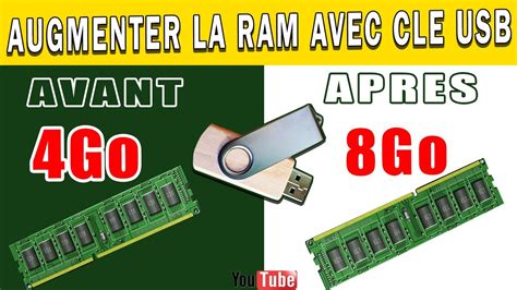 Comment Augmenter La Ram D Un Pc Avec Une Cl Usb Youtube