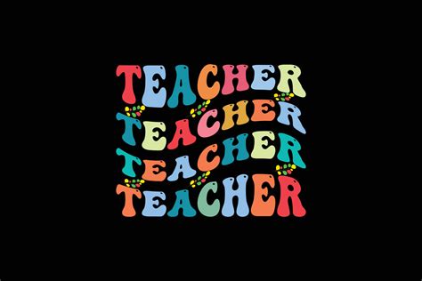 Tracher Retro T Shirt Design 12508593 Vector Art At Vecteezy
