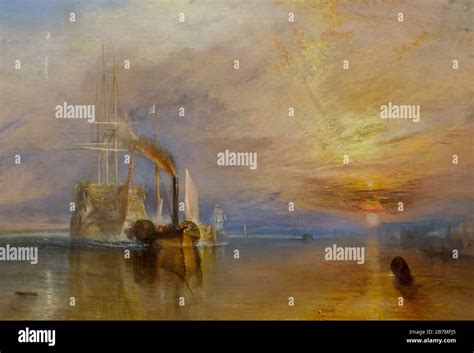 The Fighting Temeraire, JMW Turner, 1839 Stock Photo - Alamy