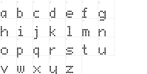 DotMatrix Font | UrbanFonts.com