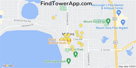 Verizon 4G 5G Cell Tower Coverage Map Mount Dora Florida