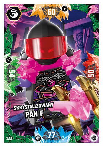 LEGO NINJAGO TCG8 Nr 133 Skrystalizowany Pan F Kultowy Pl