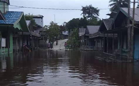 Curah Hujan Tinggi Dua Kabupaten Wilayah Kalimantan Tengah Dilanda