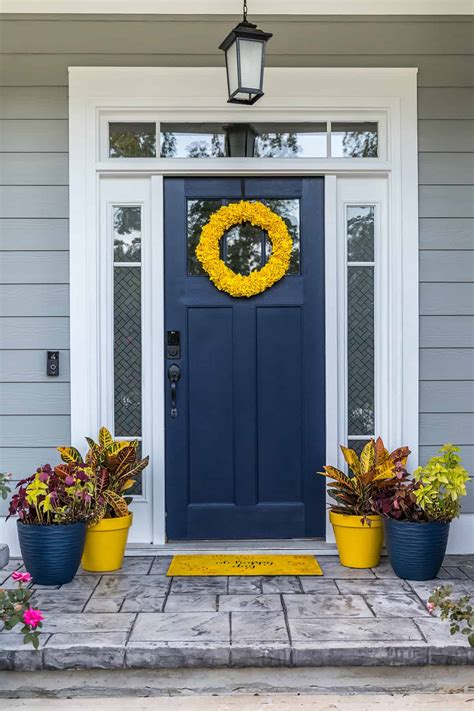 12 Best Front Door Colors For A Gray House Homenish