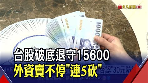 今年gdp恐不保4 楊金龍再示警5月通膨續高台股重挫389點摜破前低15734點 外資再賣103億｜非凡財經新聞｜20220512