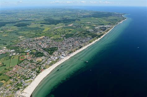 Luftbild Grömitz Meeres Küste der Ostsee in Grömitz im Bundesland