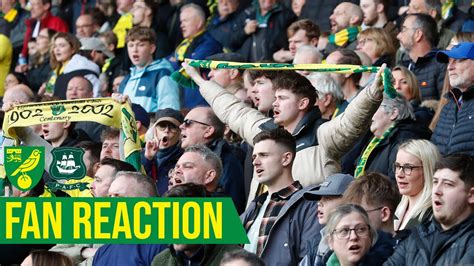 Avoided A Horrible One Fan Reaction Norwich City 2 1 Plymouth