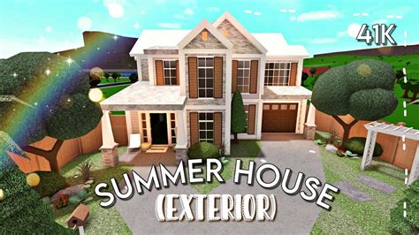 Roblox Bloxburg Summer House Exterior No Advance Placement Youtube Otosection