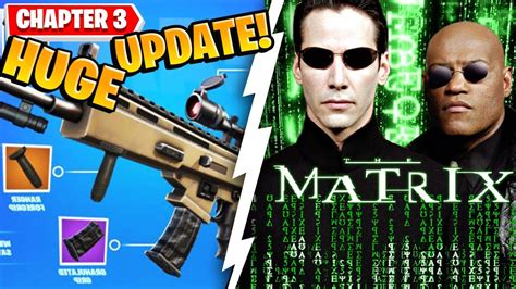 Huge Mid Fortnite Season Update Chapter 3 Leaks Matrix Gameplay