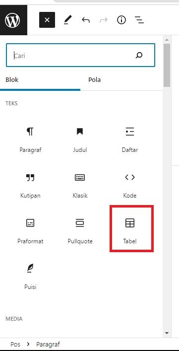 Cara Membuat Tabel Di Wordpress Idcloudhost Riset