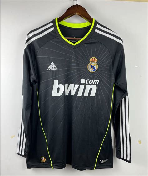 Real Madrid Away Shirt Long Sleeved Premier Retros