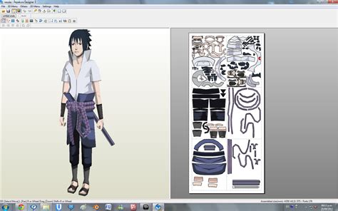 Sasuke Papercraft