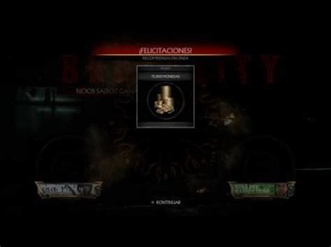 Mortal Kombat Noob Saibot Gold Win Online Versus Dvorah