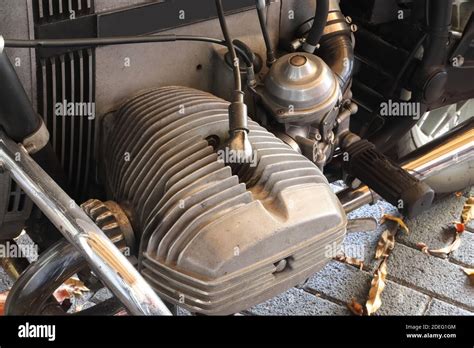 Spark Plug Of A Motorcycle Stock Photo Alamy