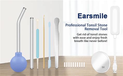 Amazon 9 Pcs Tonsil Stone Removal Kit Tonsil Stone Remover Vacuum