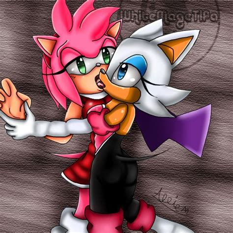 Amyandrougekissingtbyondeviantart Kiss T Thicc