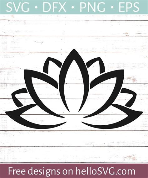 Lotus Flower 2 Svg Free Svg Files