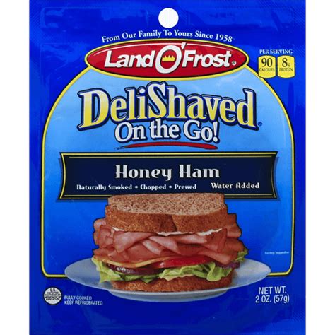 Land O'frost DeliShaved Honey Ham, On the Go! | Ham | Edwards Food Giant