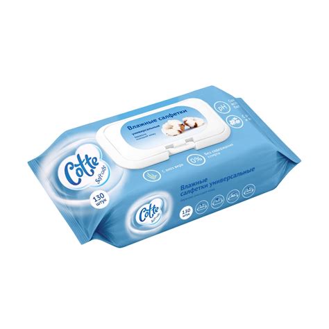 Влажные салфетки, Cotte, 130 шт. - купить в интернет-магазине Fix Price ...