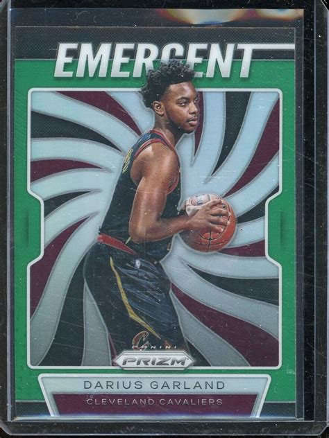 2019 20 Panini Prizm Green Emergent Darius Garland Rc 19 EBay