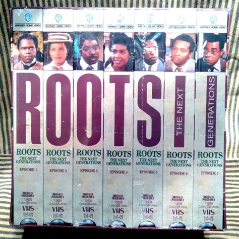 Warner Home Video Media Roots The Next Generation Vhs Boxed Set 7