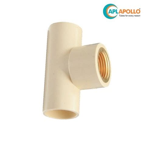 Yellow Cpvc Reducing Female Tee Brass Threaded At Best Price In Noida