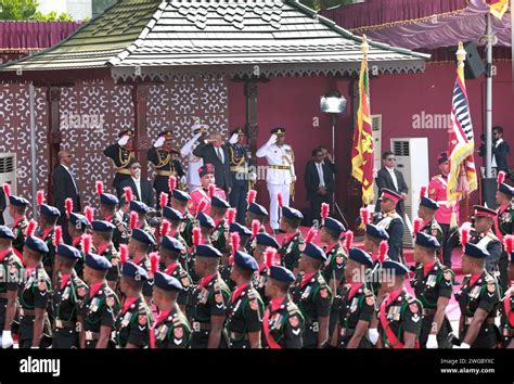 Colombo Feb Xinhua A Military Parade To