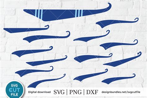 Baseball Swoosh Svg Swish Svg Text Tail Svg Swash Svg