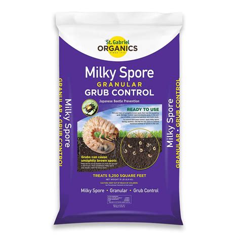 St Gabriel Organics Milky Spore Granular Systemic For Yard And Garden Japanese Beetle Grub