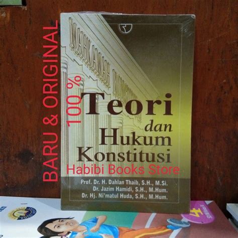 Jual Ready Buku Teori Dan Hukum Konstitusi Dahlan Thaib Rajawali