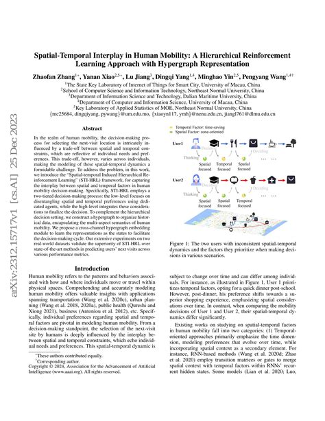 Spatial Temporal Interplay In Human Mobility A Hierarchical