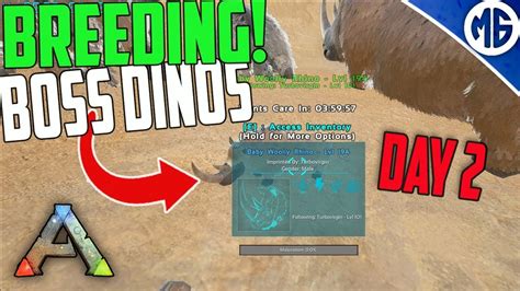 Building The Base Breeding Boss Dinos And Our First Giga Man Pvp