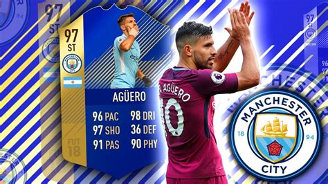 TOTS AGUERO 97 THE BEST STRIKER IN FIFA 18 FIFA 18 ULTIMATE TEAM