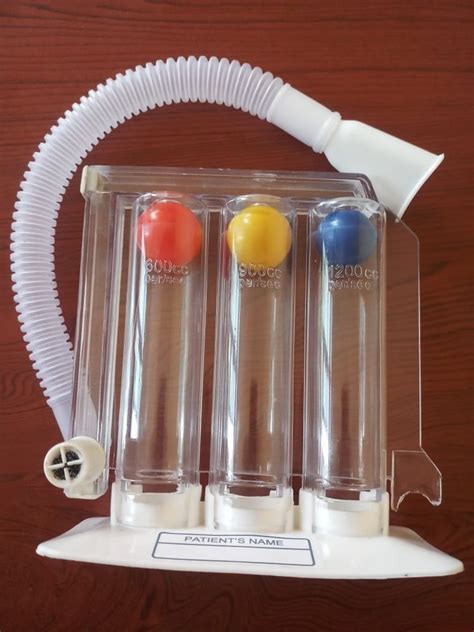 Three Ball Incentive Spirometer For Respiratory Exercise At Rs 80 In