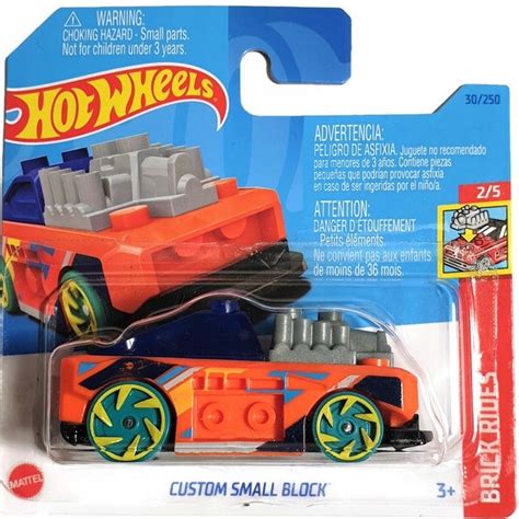HOT WHEELS CUSTOM SMALL BLOCK HW BRICK RIDES 2023 074299057854 Cena Opinie Samochody I