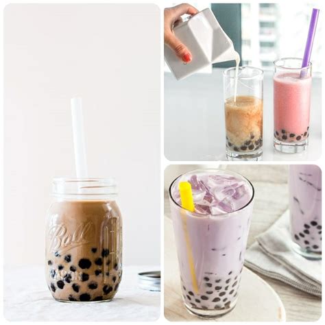 Leckere Getränke für heiße Sommertage Bubble Tea selber machen