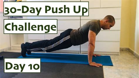 30 Day Push Up Challenge For Beginners Day 10 Pt James 3️⃣0️⃣ Day Challenges Youtube