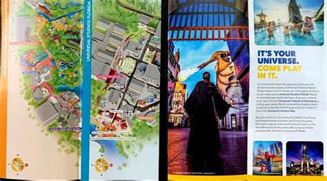 New Universal Orlando Resort Park Guide Map Brochure New