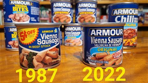 Opening Vienna Sausage From 1987 35 Years Old YouTube